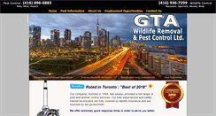 Desktop Screenshot of gtapestcontrol.ca